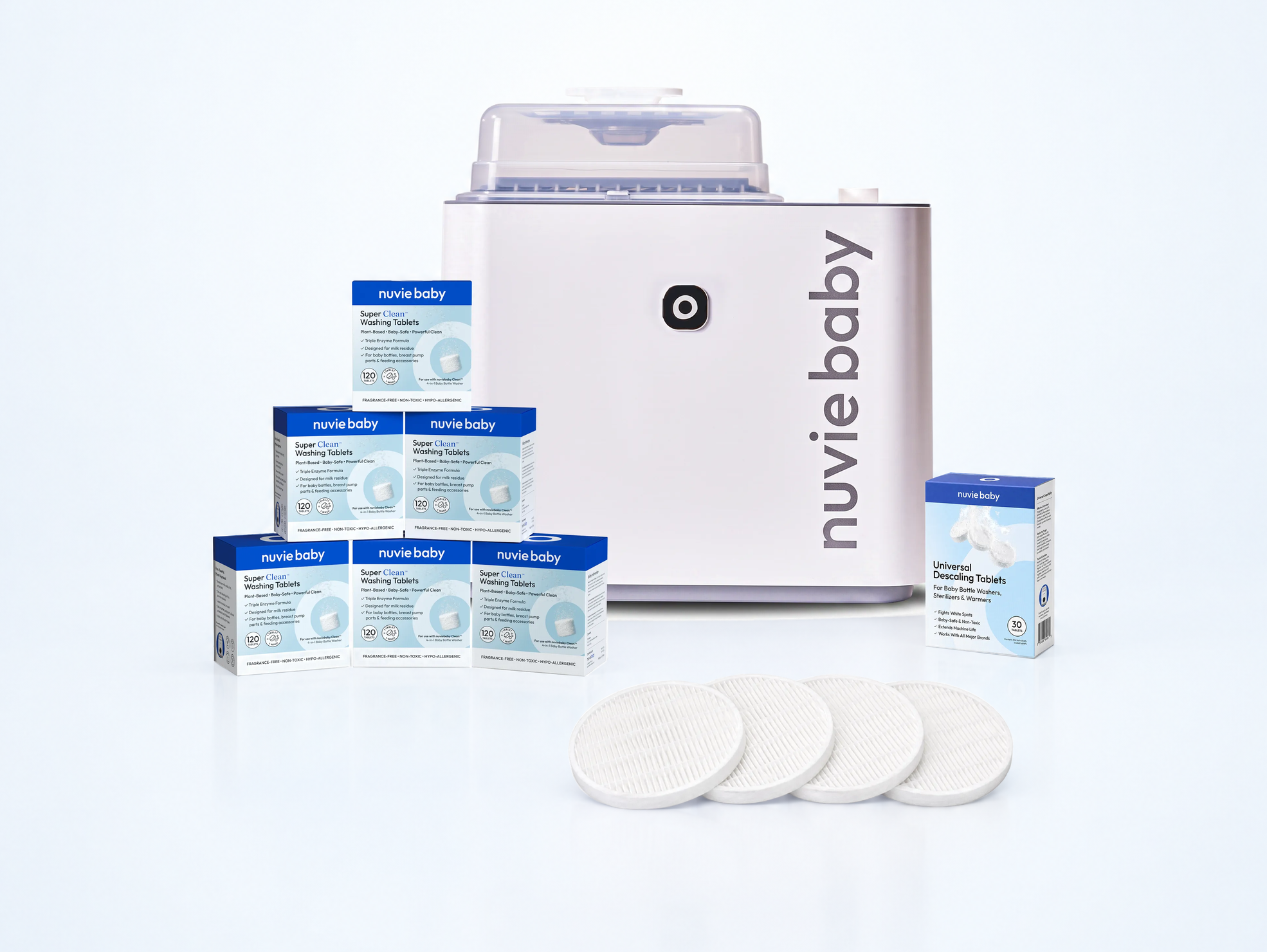 The nuviebaby Clean Max, packshot on white.