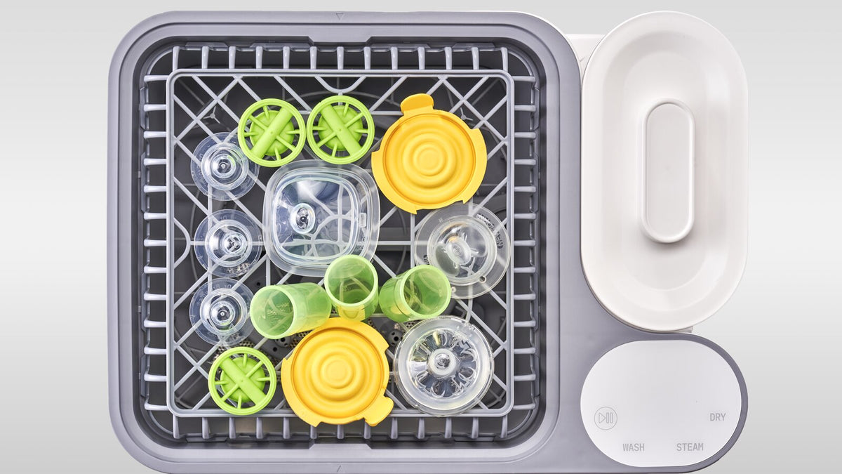 Compatibility: bottles, pump parts and pacifiers, nuviebaby Clean Max