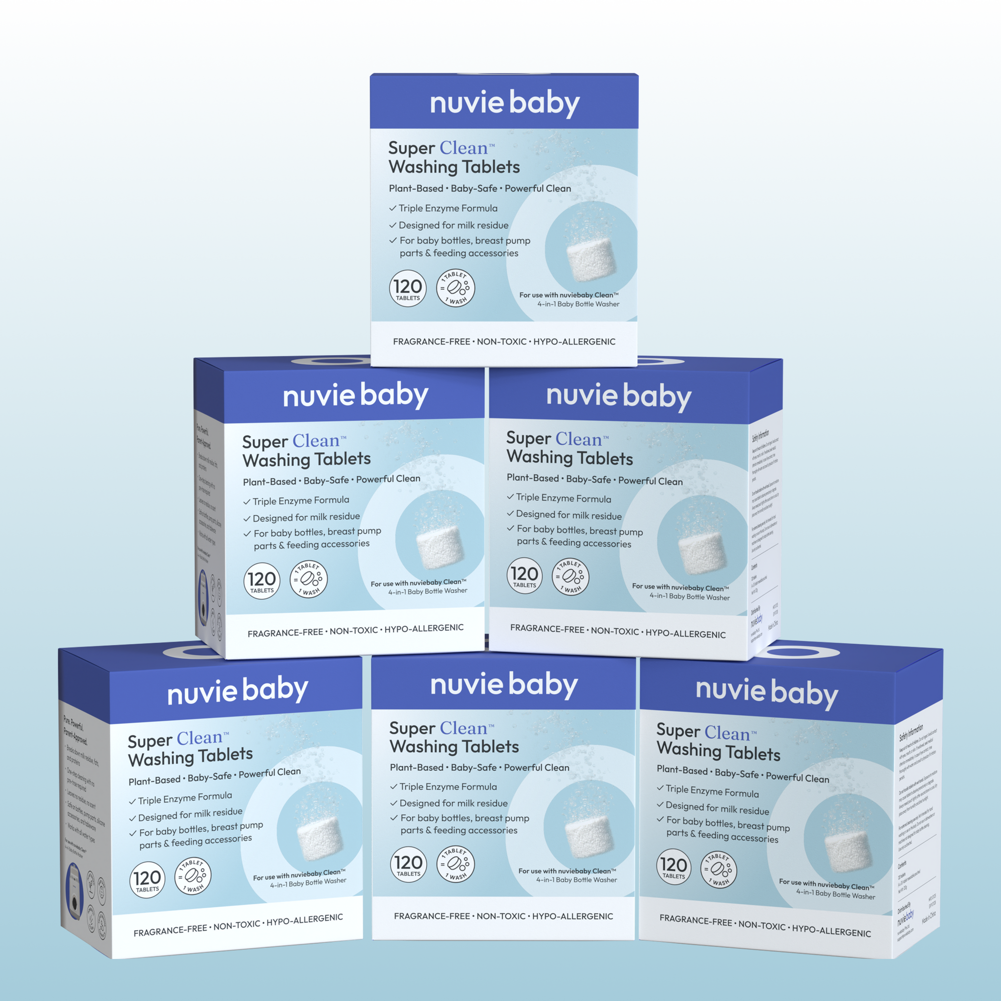 6 Boxes x Super Clean™ Washing Tablets