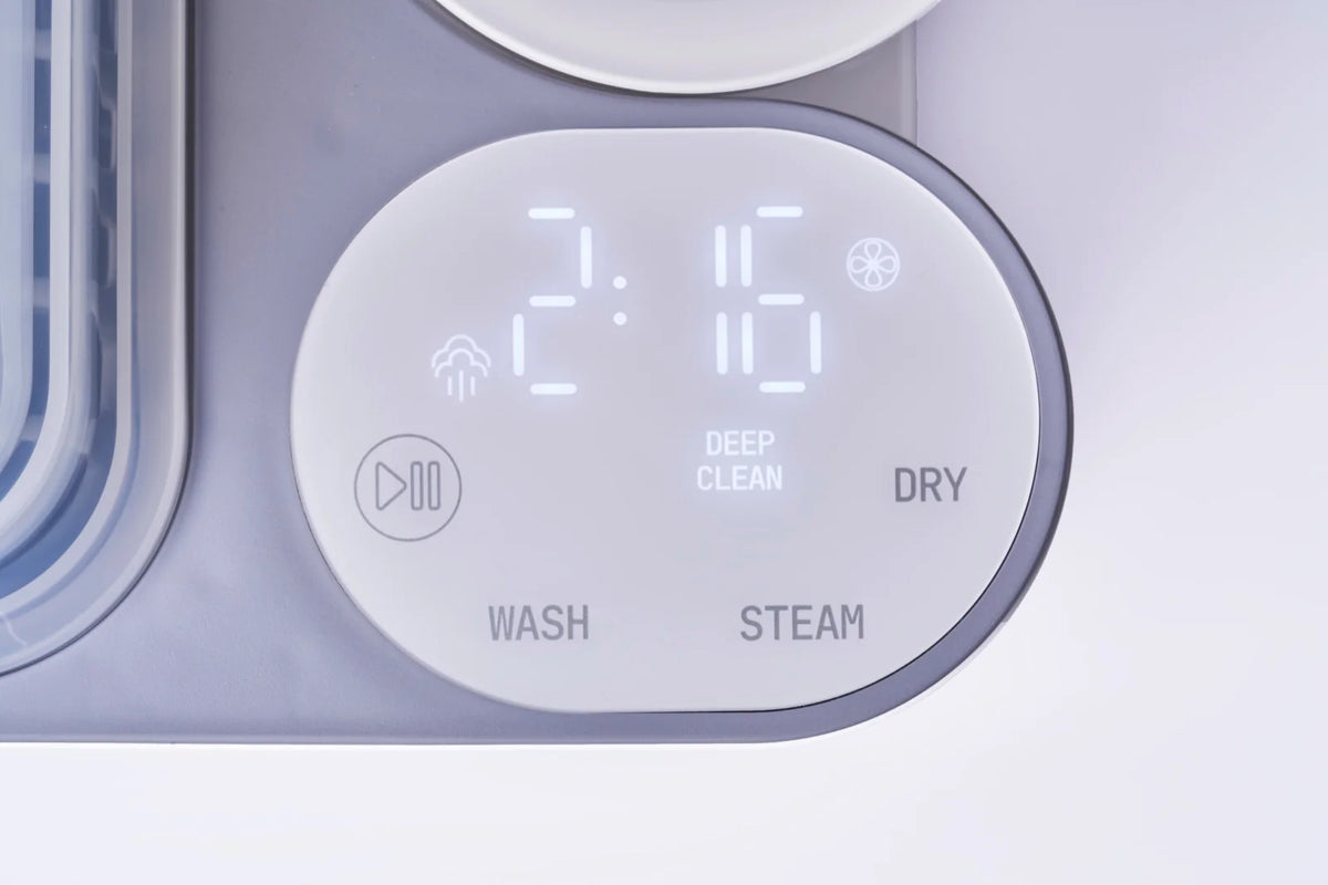 Control panel set to Deep Clean